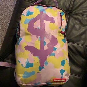 Spray ground backpack